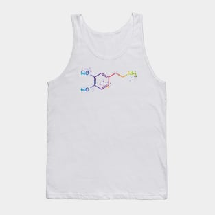 Dopamine Molecule Watercolor Tank Top